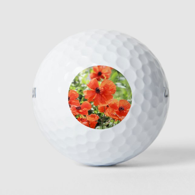 Pelotas De Golf Poppies (Anverso)