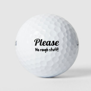 Pelotas De Golf Por Favor, No Hay Cosas Duras