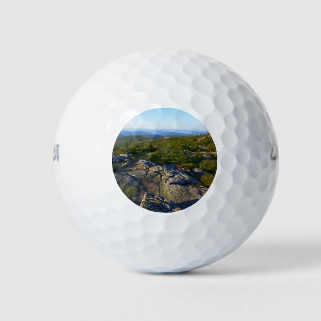 Pelotas De Golf Por la mañana sobre la montaña Cadillac en Acadia (Anverso)