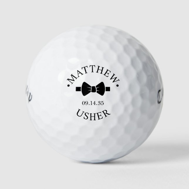 Pelotas De Golf Portero de Pajarita (Anverso)