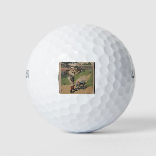 Pelotas De Golf Poster de béisbol (Anverso)