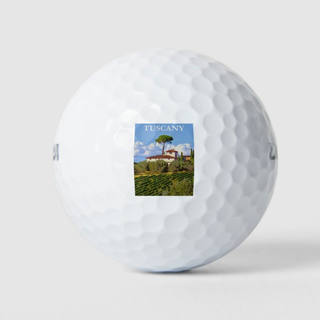 Pelotas De Golf Poster de Toscana Italia (Anverso)
