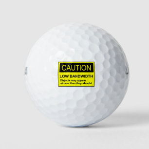 Pelotas De Golf Precaución de ancho de banda bajo