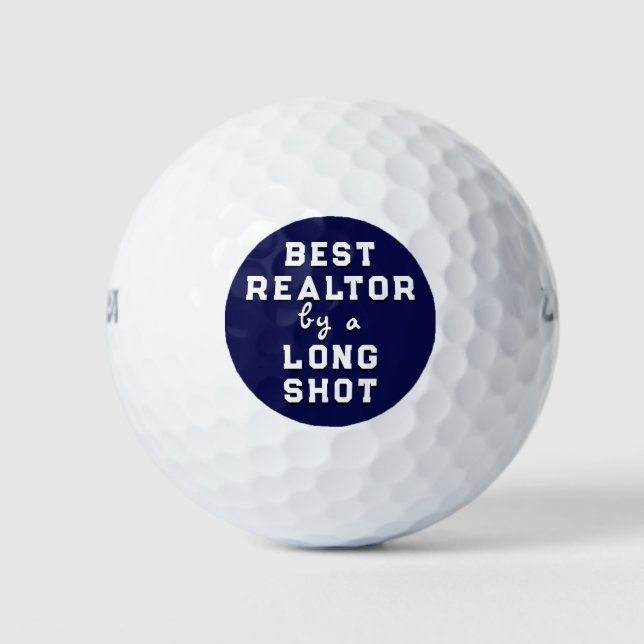 Pelotas De Golf Premios al mejor realtor (Anverso)