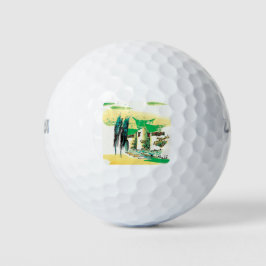 Pelotas De Golf Premium de pintura de la naturaleza