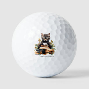 Pelotas De Golf Preparado Para La Escuela Como Un Jefe