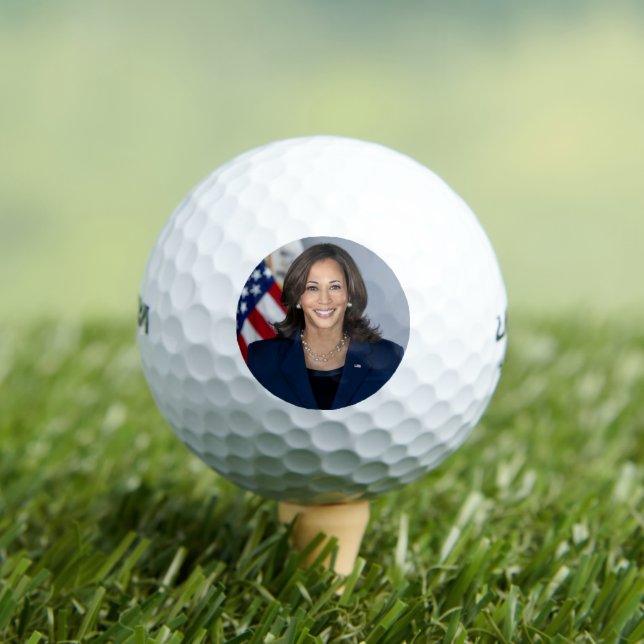 Pelotas De Golf Presidente Candidato Kamala Harris US 2024 (Camiseta in situ)