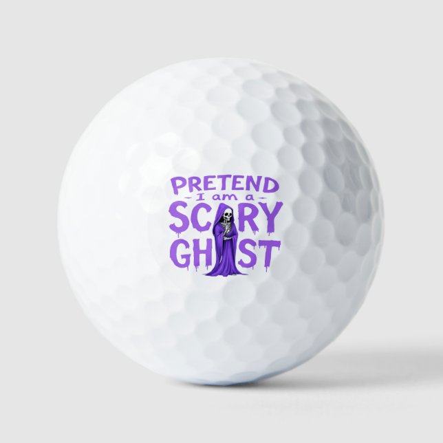 Pelotas De Golf Pretende que soy un fantasma aterrador - Halloween (Anverso)