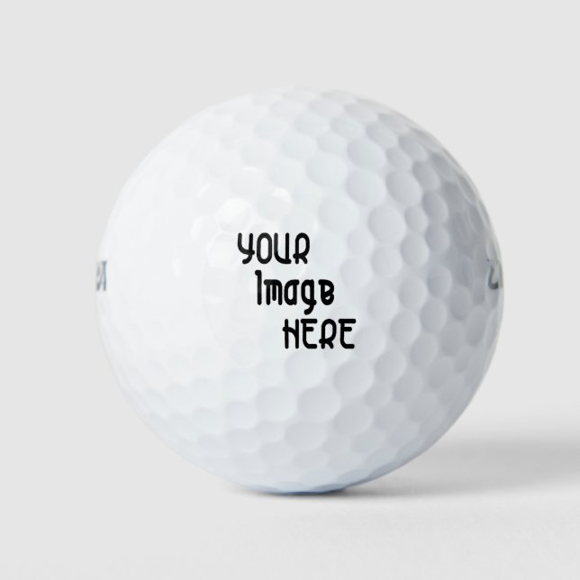 Pelotas De Golf prima de monograma personalizada de personalizado  (Anverso)