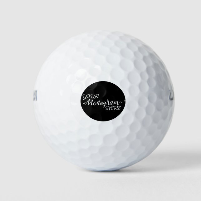 Pelotas De Golf prima monogramada personalizada por personalizado (Anverso)