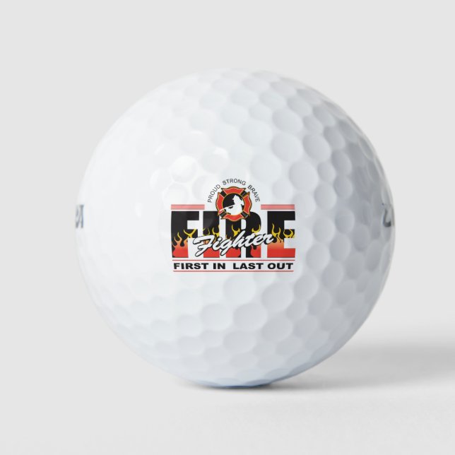 Pelotas De Golf Primer Luchador de Fuego, Última Salida (Anverso)