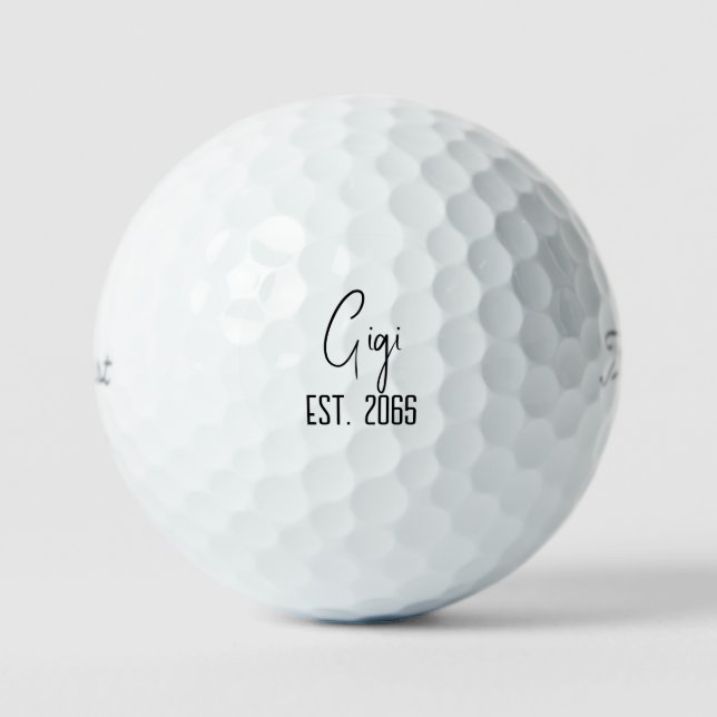 Pelotas De Golf Primera vez Abuela Gigi Titleist Pro V1 (Anverso)