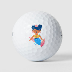Pelotas De Golf Princesa de sirena sonriente
