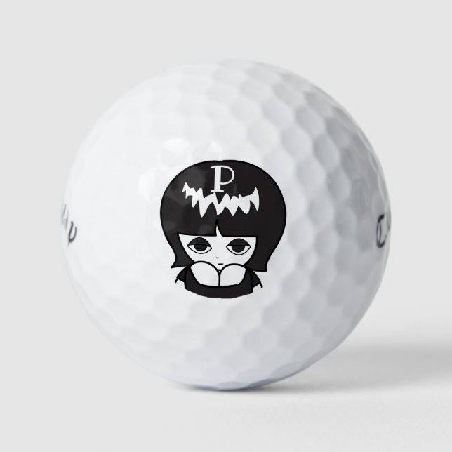 Pelotas De Golf Princess1 con tu inicial (Anverso)