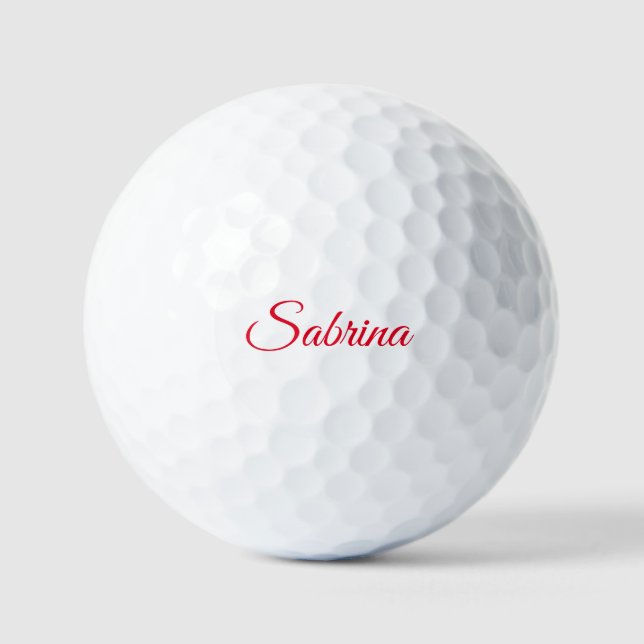 Pelotas De Golf Professional classical handwriting name custom (Anverso)