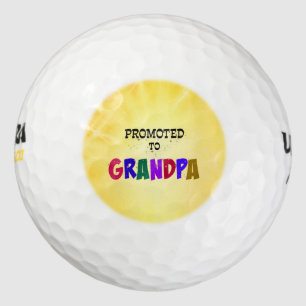 Pelotas De Golf Promocionado al abuelo - ¡Celebración!