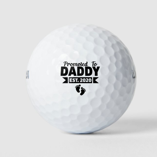Pelotas De Golf Promocionado al regalo de papá padre (Anverso)