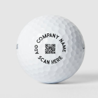 Pelotas de Golf Promocionales con Código QR para M