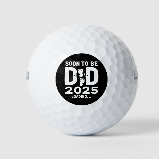 Pelotas De Golf Pronto Será Papá Este 2025 Nuevo Padre Para Ser (Anverso)