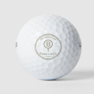 Pelotas De Golf Propiedad del Banco de Emisión Institucional de Bi