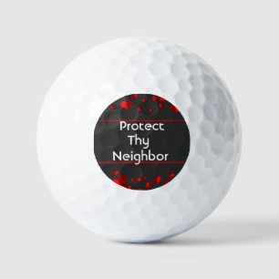 Pelotas de Golf Protege a Tu Vecino