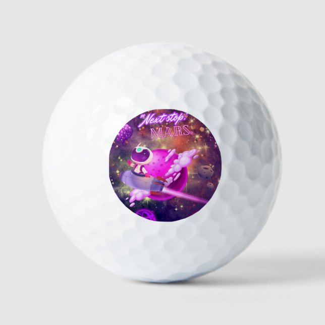 Pelotas De Golf Próxima parada Marte (Anverso)