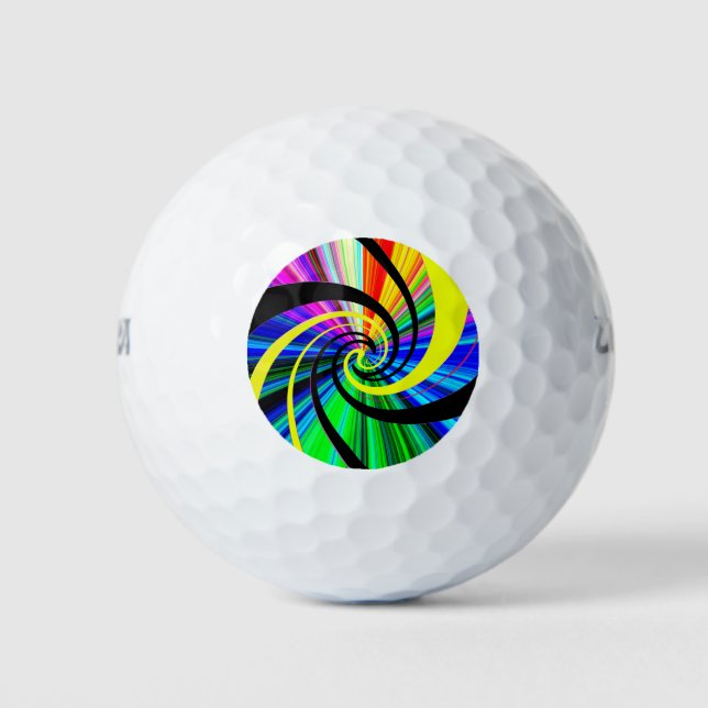 Pelotas De Golf Psicodélico pop (Anverso)