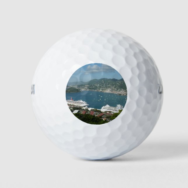 Pelotas De Golf Puerto de St. Thomas Islas Vírgenes Estadounidense (Anverso)