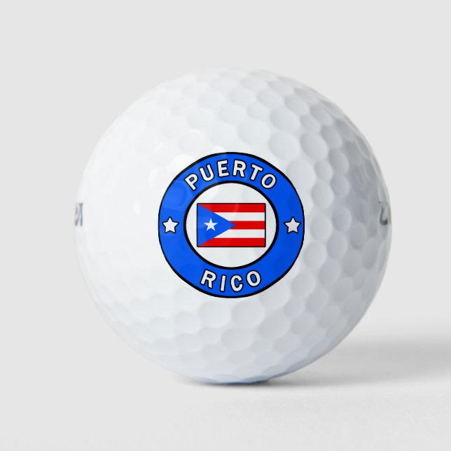 Pelotas De Golf Puerto Rico (Anverso)