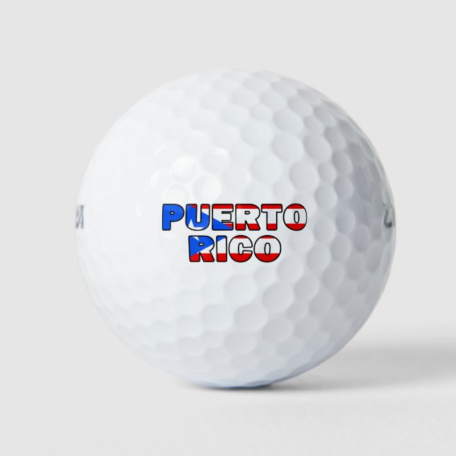 Pelotas De Golf Puerto Rico (Anverso)