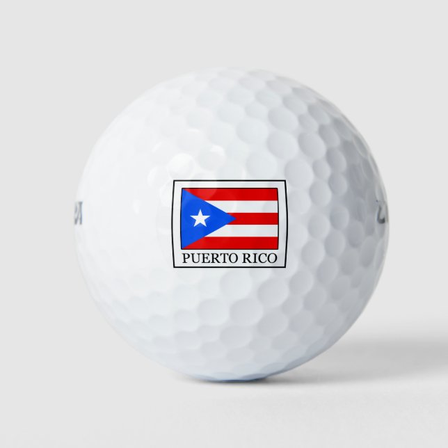 Pelotas De Golf Puerto Rico (Anverso)