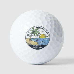 Pelotas De Golf Puerto Vallarta México Vintage