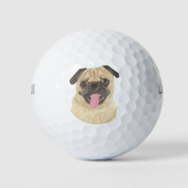Pelotas De Golf Pug personalizado