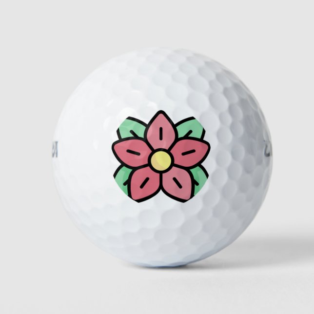 Pelotas De Golf puntiaguda (Anverso)