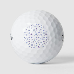 Pelotas De Golf puntos de polka pintados a mano
