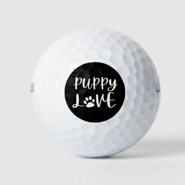Pelotas De Golf Puppy Love (Anverso)