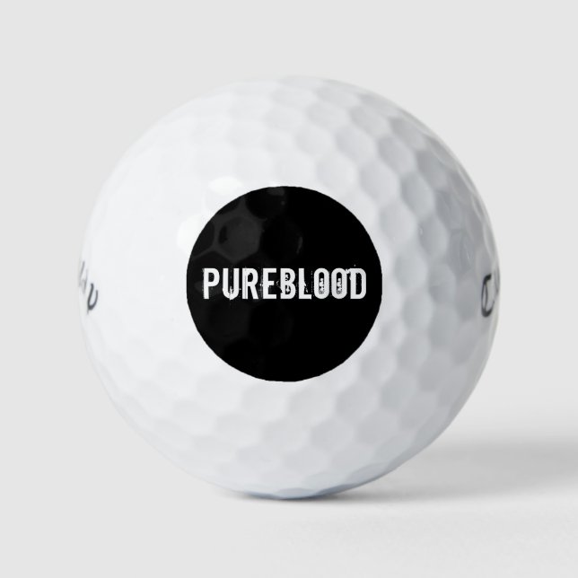 PELOTAS DE GOLF PUREBLOOD GOLF BALS (Anverso)