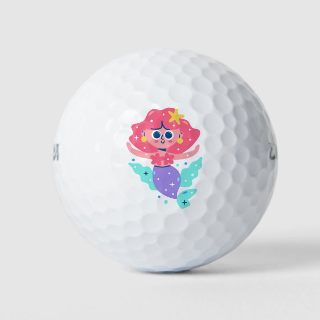 Pelotas De Golf Purple mermaid (Anverso)