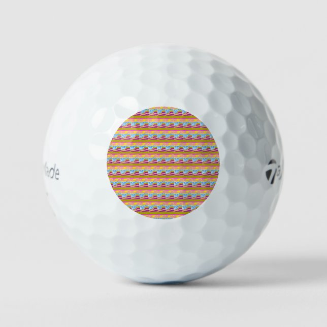Pelotas De Golf Purple Yacht (Anverso)