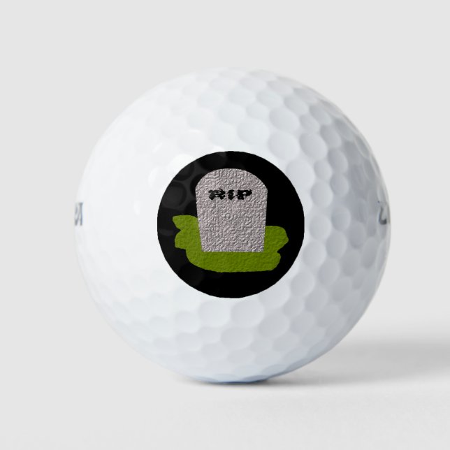 Pelotas De Golf QEPD Ball de Golf Tombstone (Anverso)