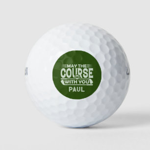 Pelotas De Golf Que el campo esté contigo Golf Balls