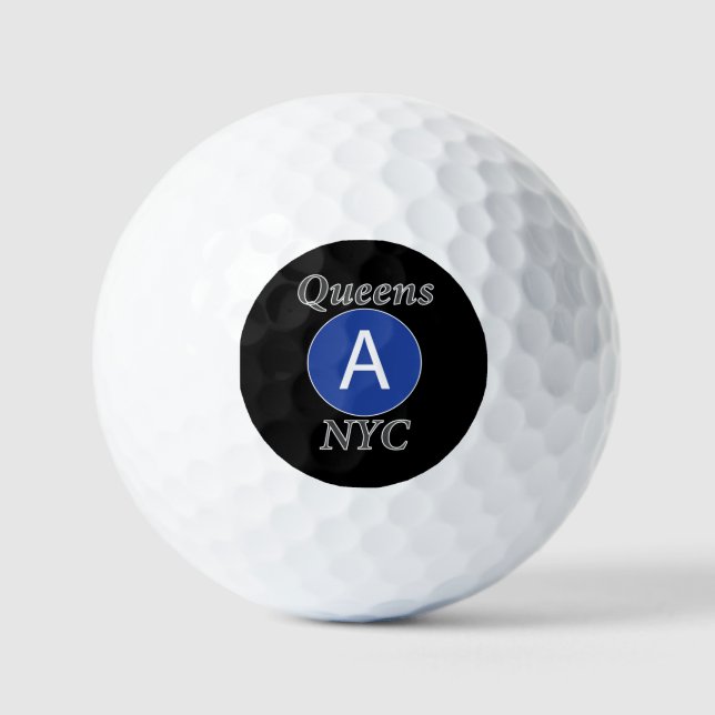 Pelotas De Golf Queens NYC A Train (Anverso)