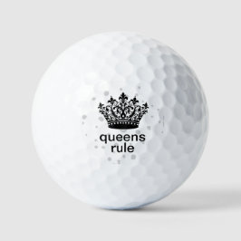 Pelotas De Golf Queens Rule Crown 