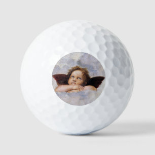 Pelotas De Golf Querubines, ángeles alados pintura de Raffael