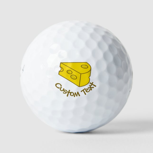 Pelotas De Golf Queso amarillo (Anverso)
