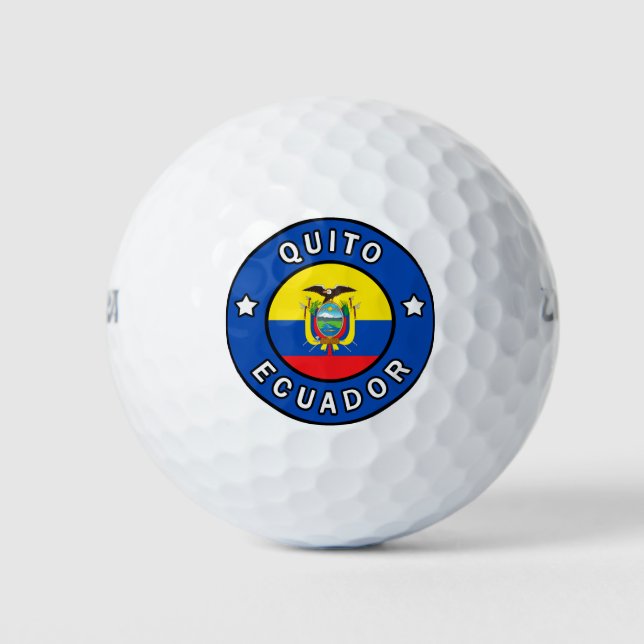 Pelotas De Golf Quito Ecuador (Anverso)