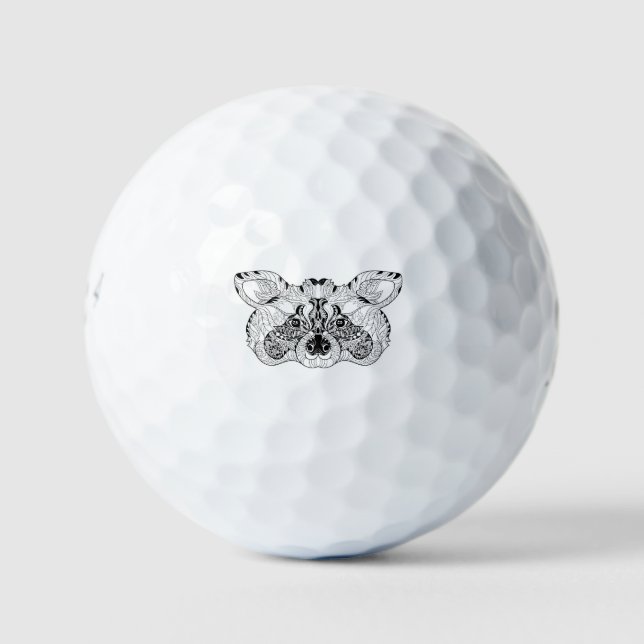 Pelotas De Golf Raccoon inspirado (Anverso)