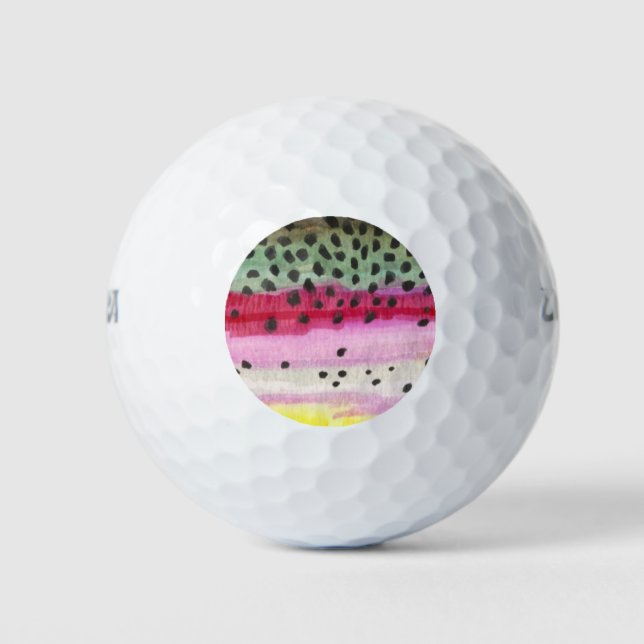 Pelotas De Golf Rainbow Troufer Golfer (Anverso)