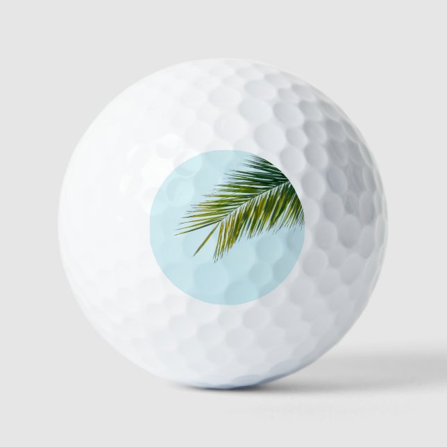 Pelotas De Golf Rama de árbol de palma (Anverso)