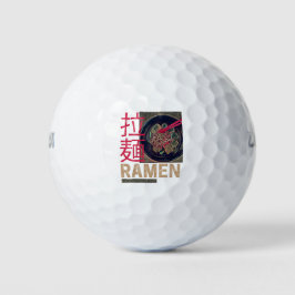 Pelotas De Golf Ramen Japonés Noodle Anime Vintage